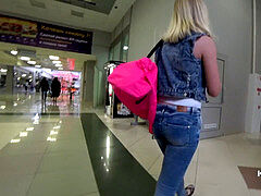 College, Outdoor, Public, Russian, Teen, Toilet