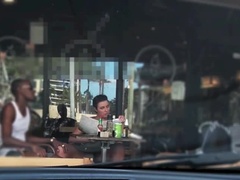 Catching Wife #4 in Part 3 - Husband Films Cheating in Public with a Black Lover!