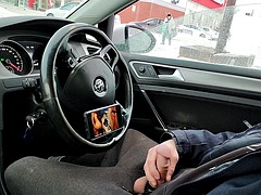 Amateur, Queue, Exhib, Masturbation, De plein air, Public