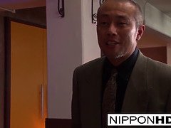 Asiatique, Japonaise, Nue, Orgie, Fête, Chatte, Élève, Criant