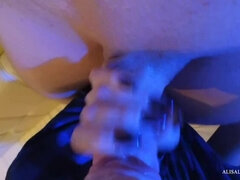POV Blowjob and Facefuck Cum in Mouth