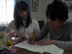 Asiatique, Gros seins, Sucer une bite, Éjaculation interne, Tir de sperme, Japonaise, Gicler, Pute