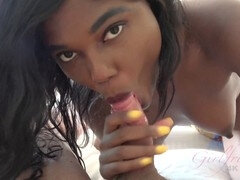 Belleza, Culo grande, Negro, Morena, Extremo, Pezones, Tatuaje