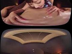 Dreidimensional, Asiatisch, Blasen, Japanische massage, Pov, Realität
