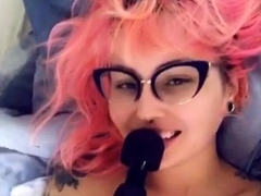 Cute Blonde Masturbates on Webcam with Toy