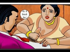 叔母, フェラチオ, 浮気者, インド人, 淫乱熟女, 母, オフィス, パイ刷り