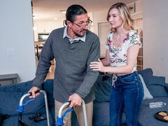 デカチン, ブロンド, フェラチオ, バック, 軟体, 自然山雀, ティーン, オッパイの