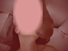 Cuckold displays - little wife with black dildo
