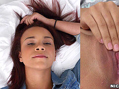 Masturbatie, Orgasme, Roodharige vrouw, Tiener