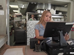 お尻, 美女, デカ尻, デカチン, デカパイ, ハードコア, キッチン, ティーン