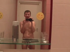 Blowjob, Brunette, Dick, Shower