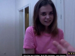 Leie, Blasen, Spermaladung, Milf, Geld, Zierlich, Pov, Schwestern