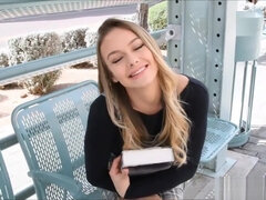 Amateur, Blonde, Gorge profonde, Femelle, Hd, Public, Allumeuse, Voyeur