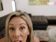 Cory Chase, Nikki Brooks & Luke Longly: Brewing Up a Threeway in Step Mom Coffee Shop (2022)