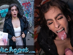 Hard fast fuck xxx with sexy Alicia Trece from Public Agent