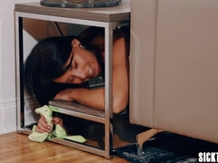 Grosser schwanz, Blasen, Braunhaarige, Hd, Milf, Höschen, Rau, Taboo