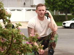 アナル, 黒人, 茶髪の, イマラチオ, バック, 異人種間, 筋肉, トレイン