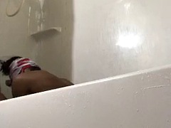 Coco teases naked in the bath