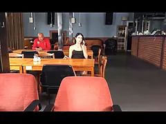 Belleza, Morena, Engañando, Linda, Afeitado, Tímido, Adolescente, Inodoro
