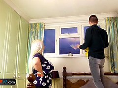 チン, ハードコア, Hd, 巨大, 熟年, オマンコ, ティーン, 三人