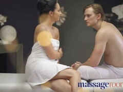 Massage Rooms Shy woman Kittina Clairette cheats on husband on holiday