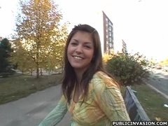 Amateur, Morena, Sexo duro, Al aire libre, Estrella porno, Pov, Público, Adolescente