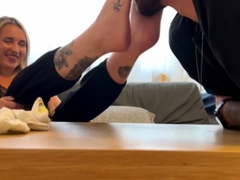 Amateur, Blonde, Boots, Feet, Fetish, Foot fetish