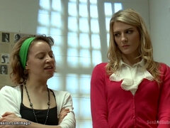 Hellion roped and plowed by priest (Amanda Tate, Steven St Croix)