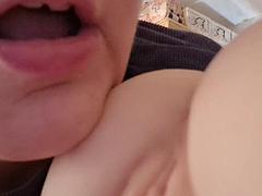 Nicoletta Embassis Dirty Talk with Her Private Doll Collection