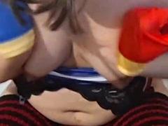 カワイイ, フェティッシュ, Hd, オナニー, メキシコ人, 一人, オッパイの, おもちゃ