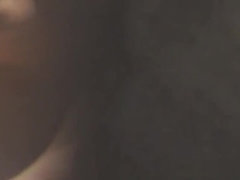 Japanese babe shows cunt