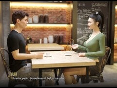 3 dimensionaal, Enthousiasteling, Kont naar mond, Grote kont, Bruinharig, Spel