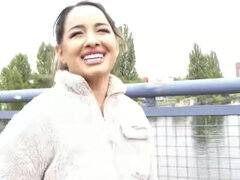 Grosse bite, Sucer une bite, Faciale, Allemand, Hard, Fille latino, Naine, Adolescente