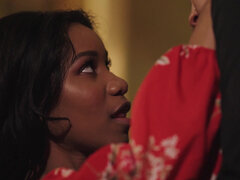 アメリカ人, お尻, 美女, カップル, キス, レズビアン, 自然山雀, 剃毛