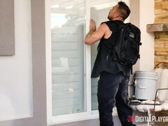 69 negenenzestig, Badkamer, Grote mammen, Bruinharig, Douche, Spuiten, Strak, Tietenklus