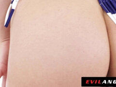 In den arsch, Arsch, Grosser arsch, Grosse titten, Dildo, Lesbisch, Muschi, Weibliche ejakulation