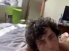 Mexican twink sucks American step daddys dick