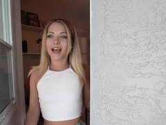 Petite chick is a thin slut that wants FAT cocks inside