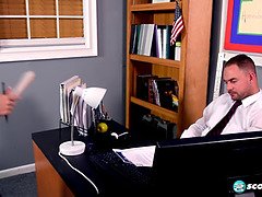 Mirko Steel punishes blonde teen with a cumshot
