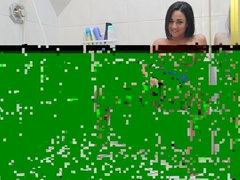 お尻, 浴室, 茶髪の, オマンコ, ガリガリ, オッパイの, 濡れ