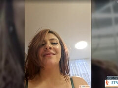 Leie, Blasen, Braunhaarige, Hausfrau, Masturbation, Solo, Spielzeuge