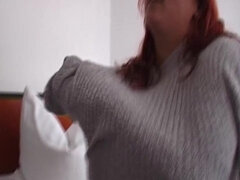 Solo masturbation homemade - Redhead pawg with fat ass fingering hairy pussy