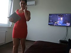 Arsch, Blasen, Braunhaarige, Milf, Pov, Muschi, Schlafend, Stiefmutter