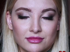 Blonde, Européenne, Hd, Softcore, Solo, Nénés, Webcam