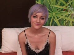 Petite amie, Gothique, Léchez, Rasée, Cheveux courts, Maigrichonne, Tatouage, Adolescente