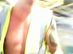 Leie, Grosser schwanz, Schmutzig, Französisch, Schwul, Handjob, Hardcore, Muskel