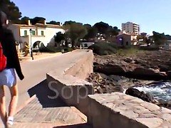 Playa, Morena, Consolador, Alemán, Juguetes