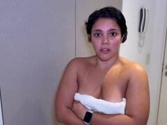 I Met Her In The Elevator, Trying Out The Neighbors New Girlfriend Before He Got Home From Work!