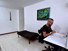 Enthousiasteling, Pijpbeurt, Sperma shot, Hardcore, Latijnse vrouw, Slipje, Rijden, Tiener