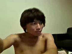 Amateur, Asiático, Gay, Pajear, Japonés, Masturbación, Solo